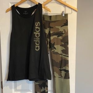 Women Camouflage XL Legging Set